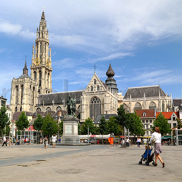 Groenplaats te Antwerpen