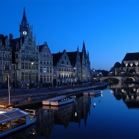 Gent bij nacht